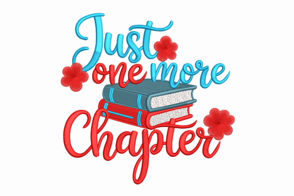 Just One More Chapter: A Detailed Look at the Embroidery Design