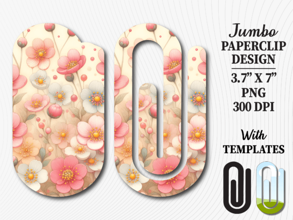 Soft Floral Garden Jumbo Paperclip: A Strategic Tool for Organized Creativity