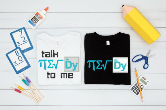STEM Talk Nerdy to Me Applique Design