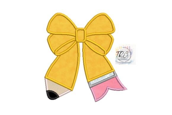 Stitching Up Something Cute: The Rise of the Pencil Bow Applique Embroidery Design in Modern Crafting