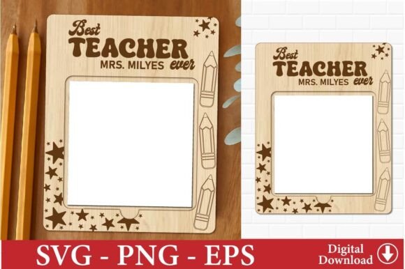 Teacher Note Pad Holder Laser Cut File: A Heartfelt Gift
