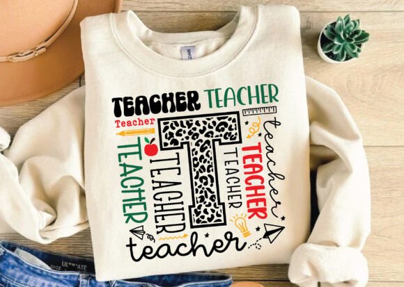 Teacher Typography Design Svg and Teach Svg: A Practical Evaluation for Custom Apparel