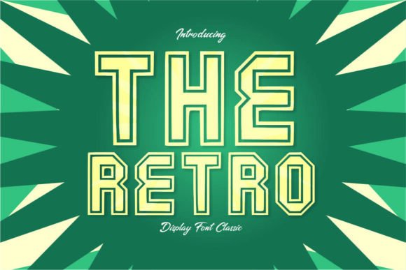 The Retro: A Bold Classic Display Font for Modern Design